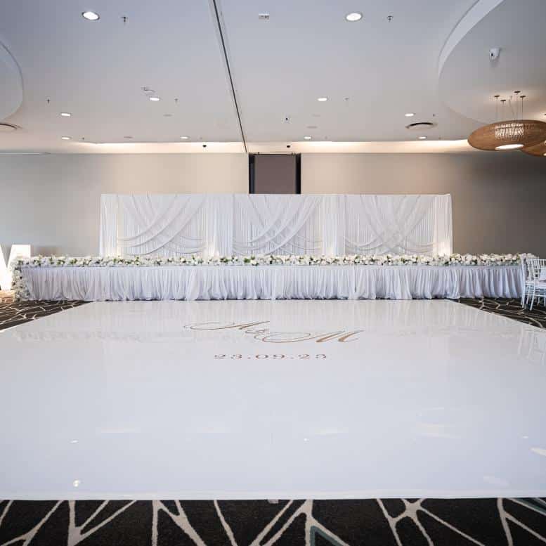 dancefloor weddings setup 1