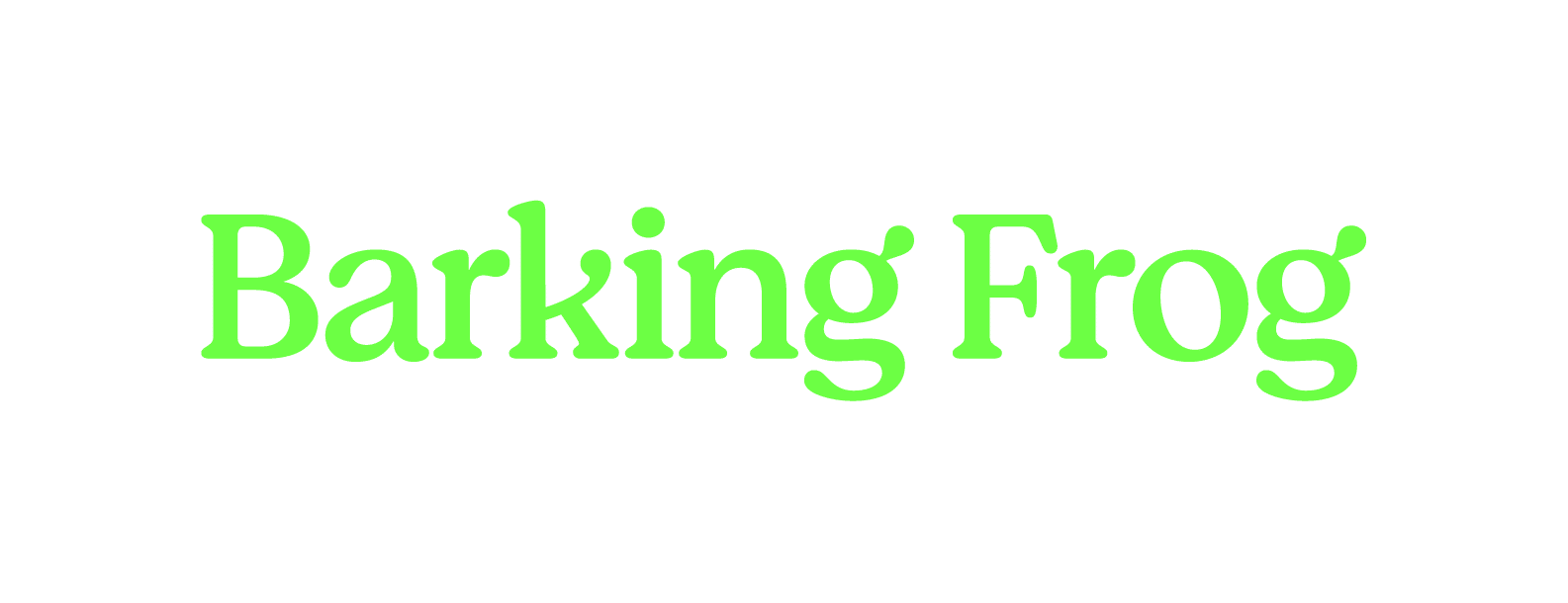 Caroline Springs Beer, Food & Wine Festival 18 Barking Frog LogoA Screen RGB Green Danielle Bakes