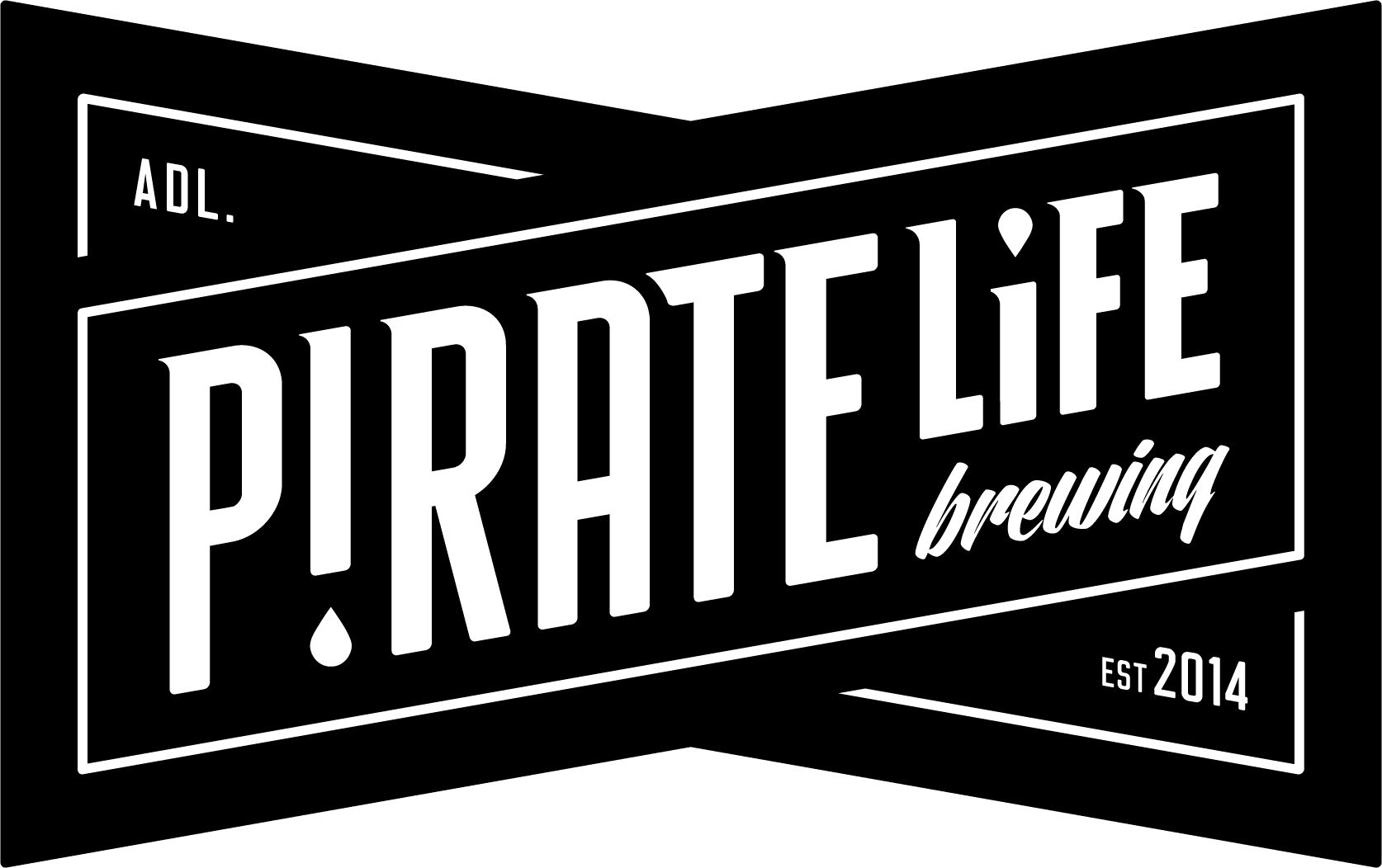 Caroline Springs Beer, Food & Wine Festival 40 Pirate Life Cross Simple Black white type