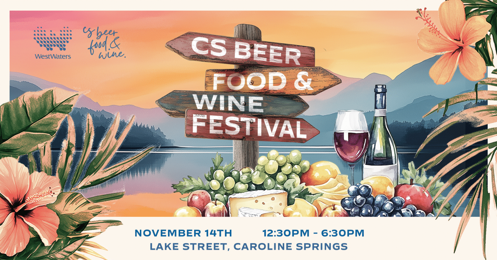 Caroline Springs Beer, Food, Wine & Spirits Festival 11 Westwaters BFWF 2026 FB Banner