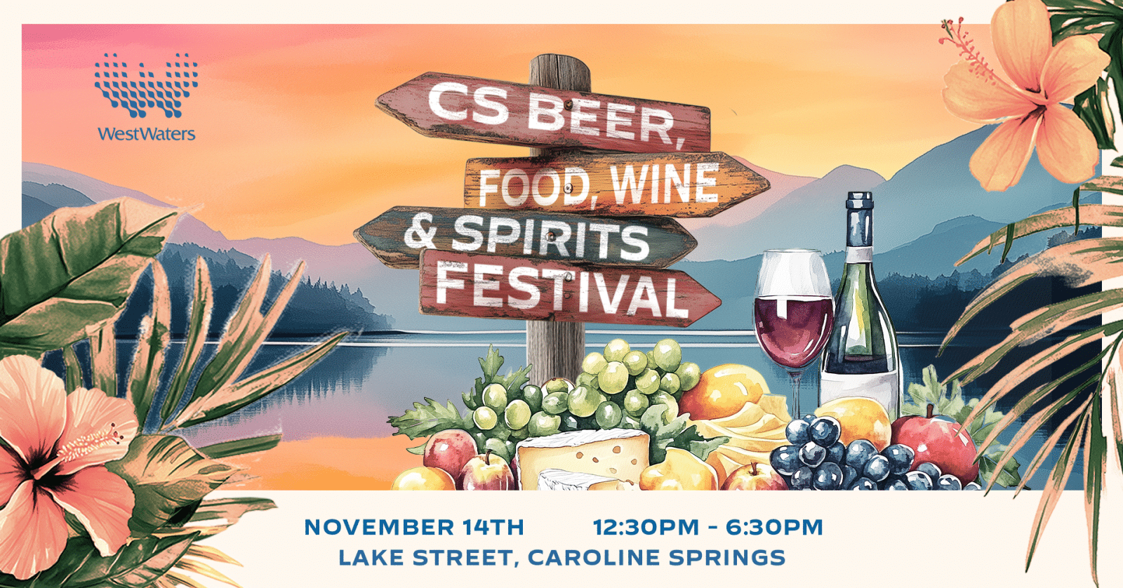 Caroline Springs Beer, Food, Wine & Spirits Festival 11 Westwaters BFWF 2026 FB Banner 1